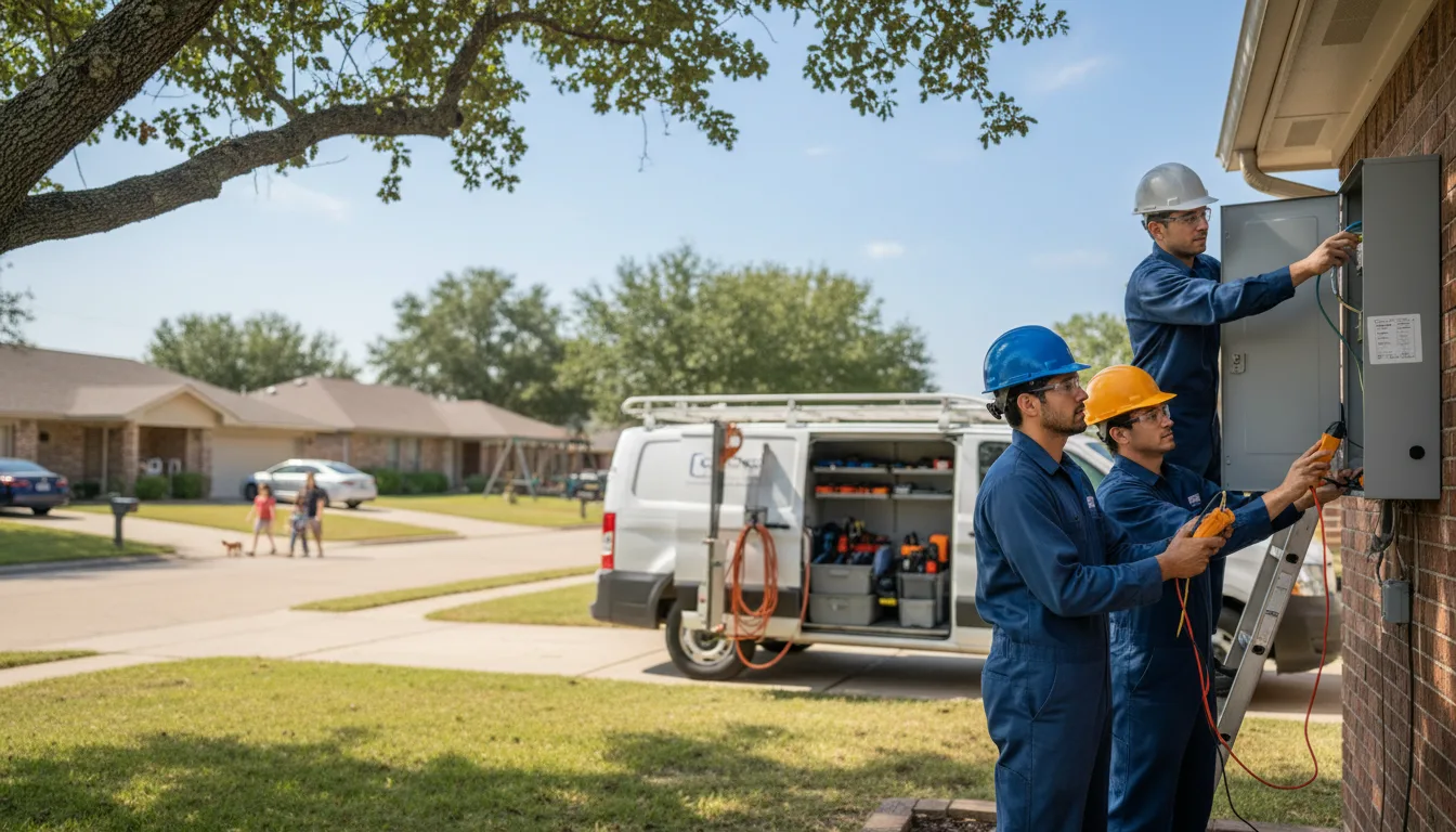 Certified electrician providing emergency electrical services in Melbourne, AR